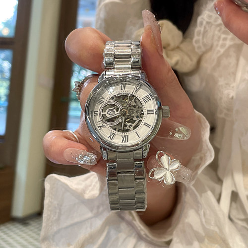 大牌手表女名牌正品2025新款机械表小众艺术轻奢女士高端机械女表