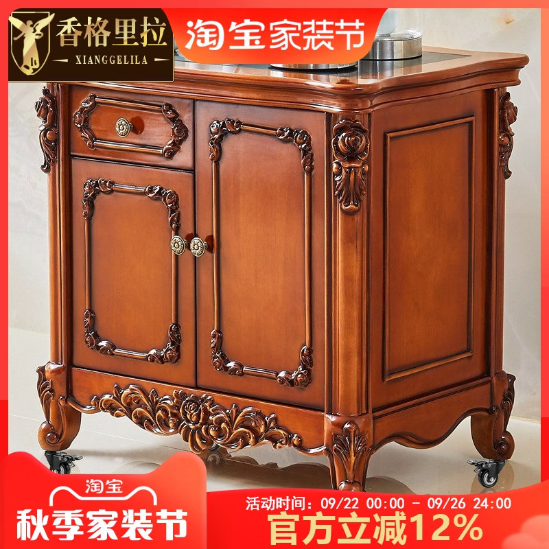 茶台欧式手工雕花水性漆