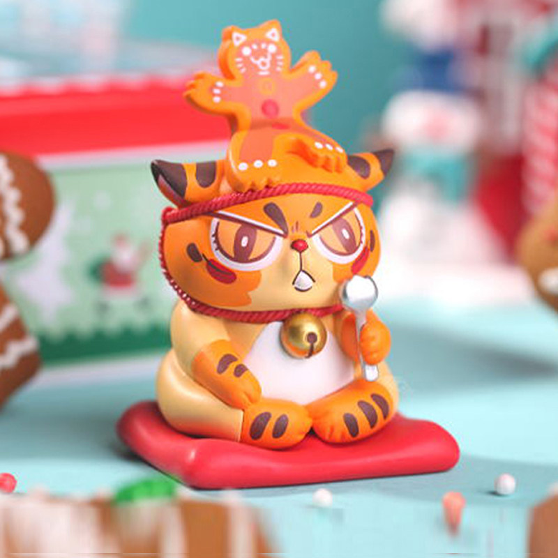 泡面猫盲盒头顶有粮甜品系列52toys公仔2021网红新款手办一整套