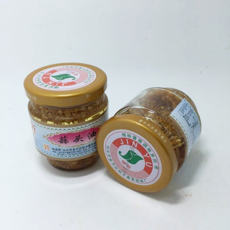 潮汕味道 锦裕蒜头油 罐装 150g煮汤佐料 调味料 蒜香浓郁 蒜头油