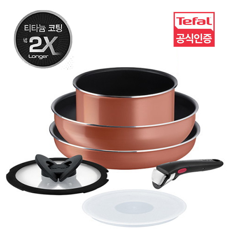 原装进口正品特福tefal 法国产 不粘锅汤锅炒锅平底锅套装