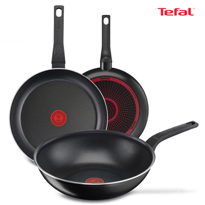 法国产特福tefal不粘锅炒锅煎锅