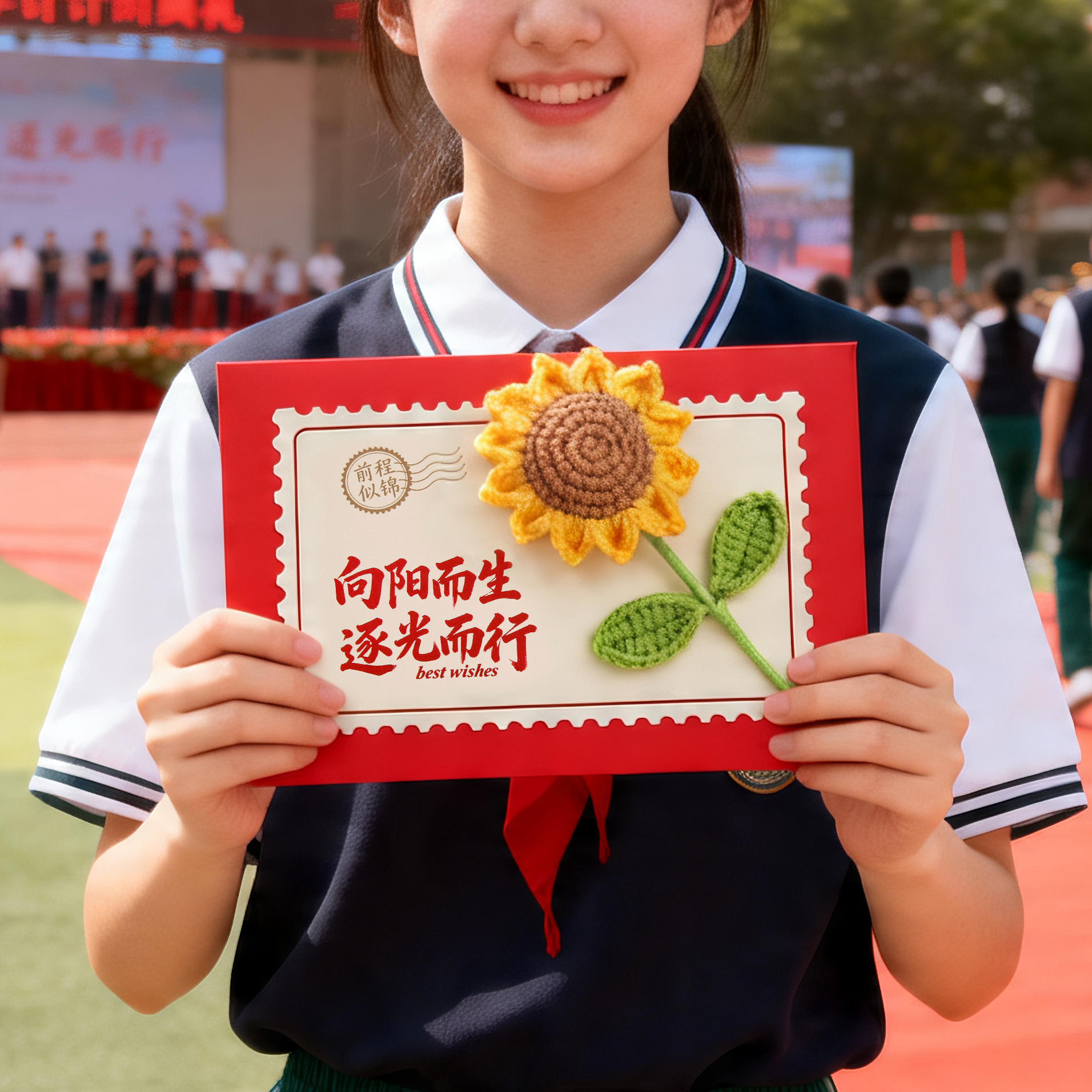 中高考贺卡十八岁成人礼物信封信纸套装男生女孩生日卡片青春成长