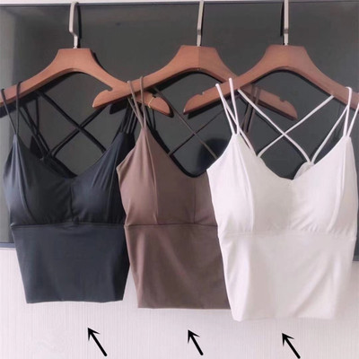 裹胸女夏防走光内搭中