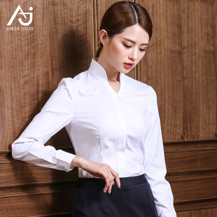 深航空姐制服职业白衬衫 衬衣 女2025春夏款 面试空乘艺考工作服短袖