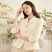 西装 外套女小西服高级感前台酒店金店工装 美容院售楼珠宝店工作服