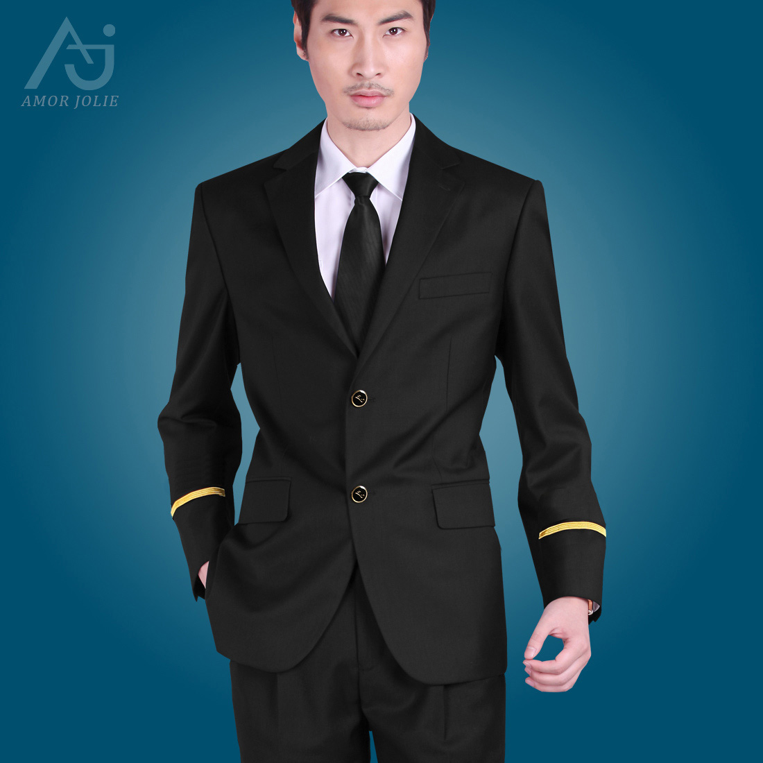 中国机长制服飞行员学校工作装