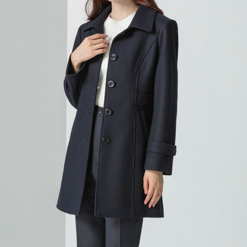 毛呢外套女呢子羊毛大衣中长款2024年冬新款小个子高级感韩系女装,女装/女士精品,毛呢外套,淘宝优惠券,粉丝福利购,淘宝优惠卷