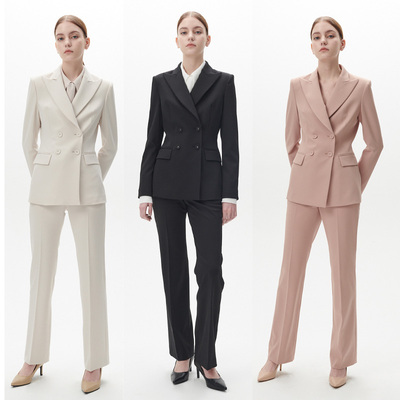 正装长袖西装套装高端经理装