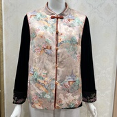 大码 妈妈装 若男佳人 马甲国风系列中老年女装 165159秋冬新款