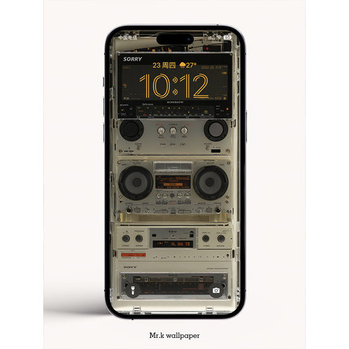 K267 / SONY索尼 复古播放器 iphone手机4K高清壁纸苹果手机壁纸