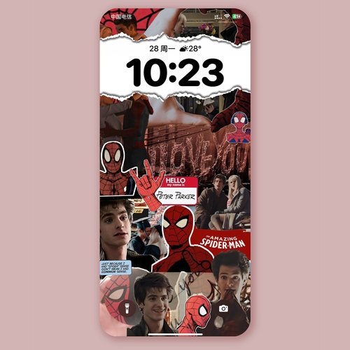 K1164 彼得帕克的温柔一面  Iphone手机4K高清壁纸苹果手机壁纸