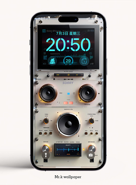 K377 / SONY复古播放器 iphone手机4K高清壁纸苹果手机壁纸