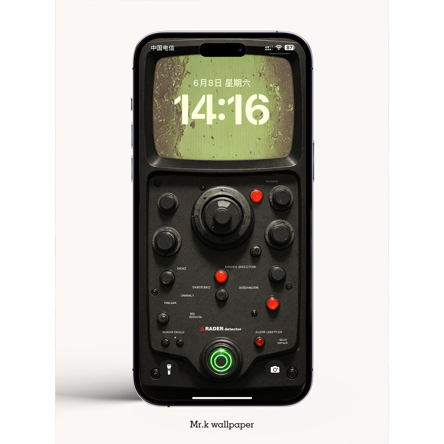 K313 /雷达扫描仪 复古播放器 iphone手机4K高清壁纸苹果手机壁纸