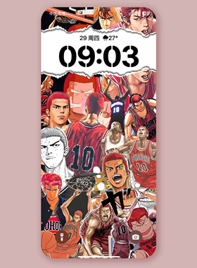 K1307 灌篮高手 樱木花道  Iphone手机4K高清壁纸苹果手机壁纸