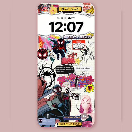 K755 蜘蛛侠平行宇宙phone手机4K高清壁纸苹果手机壁纸