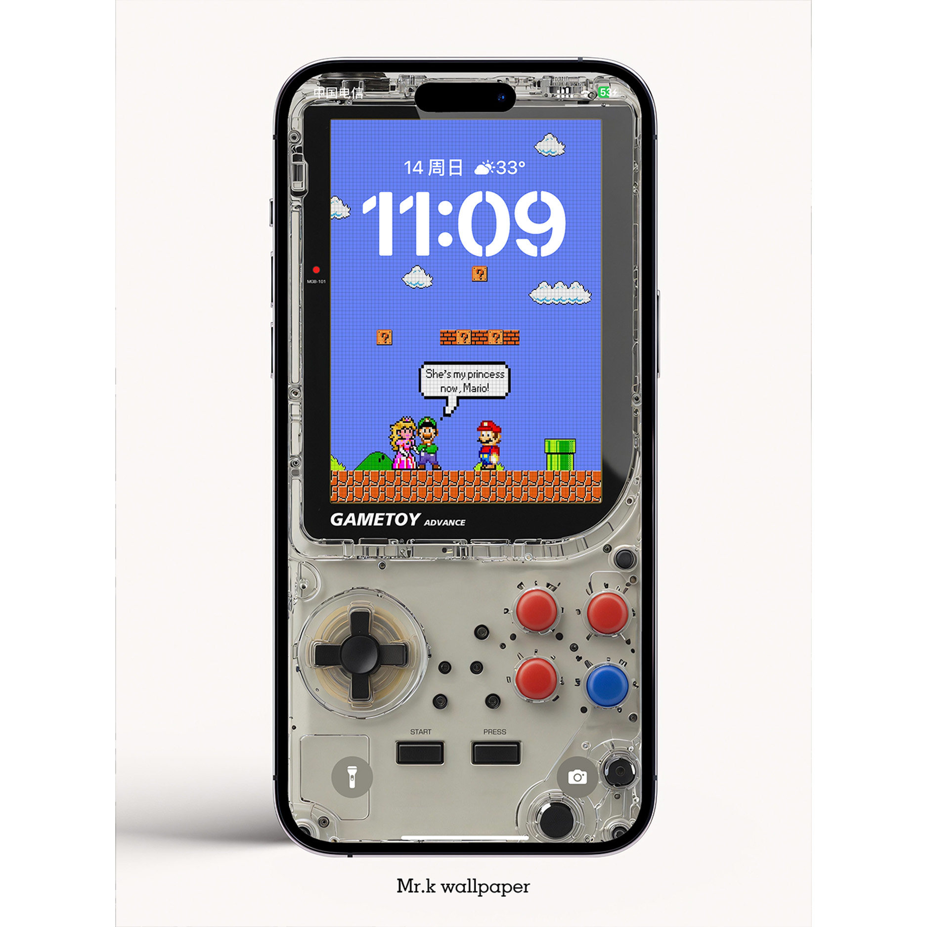 k390 马里奥复古游戏掌机gameboy怀旧经典4k高清壁纸苹果手机壁纸