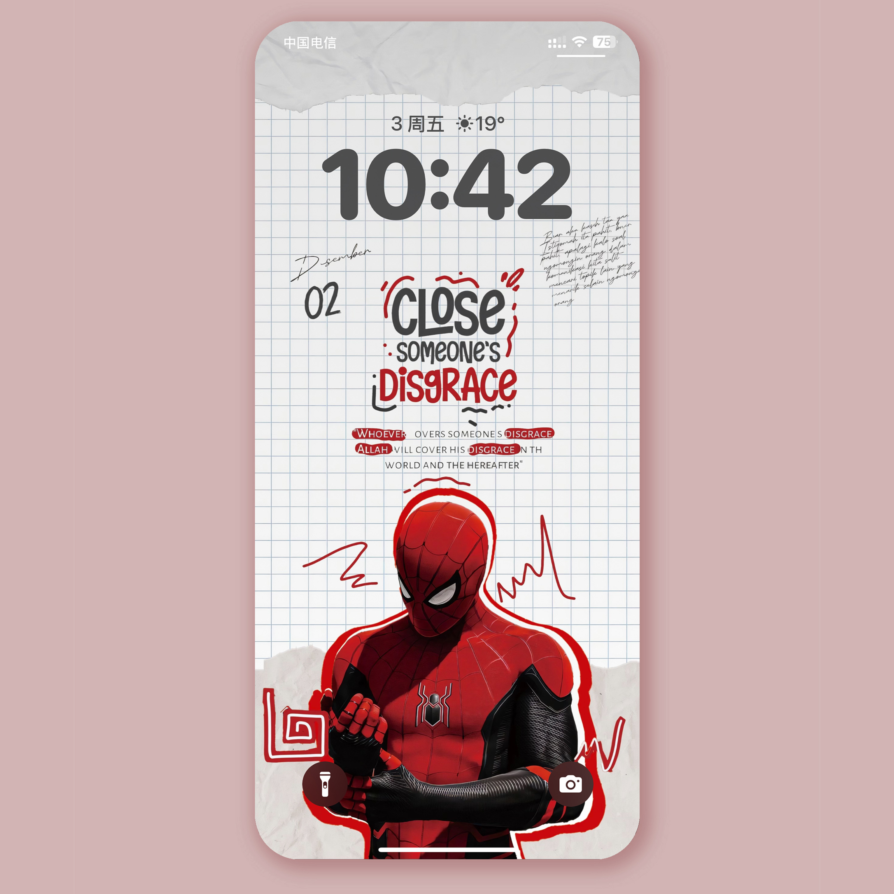 K795 蜘蛛侠的笔记  Iphone手机4K高清壁纸苹果手机壁纸