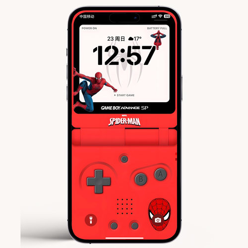 K950 蜘蛛侠 复古GAMEBOY Iphone手机4K高清壁纸苹果手机壁纸