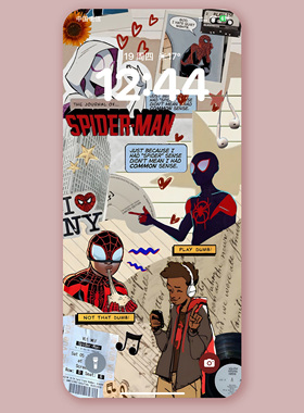 K765 蜘蛛侠平行宇宙phone手机4K高清壁纸苹果手机壁纸