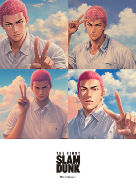 K389 / 樱木花道头像灌篮高手 iphone手机4K高清壁纸苹果手机头像