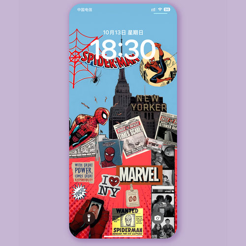 K559 蜘蛛侠纽约日记 iphone手机4K高清壁纸苹果手机壁纸