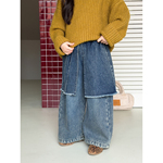 Harper kids 韩版秋冬中大童时髦假两件设计阔腿裤 H25A0209125