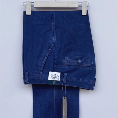 道一秋冬牛仔男裤直筒大裤脚