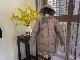 女童蕾丝勾花中长款 羽绒服加厚白鸭绒100码 110码 卡拉美新款 130码