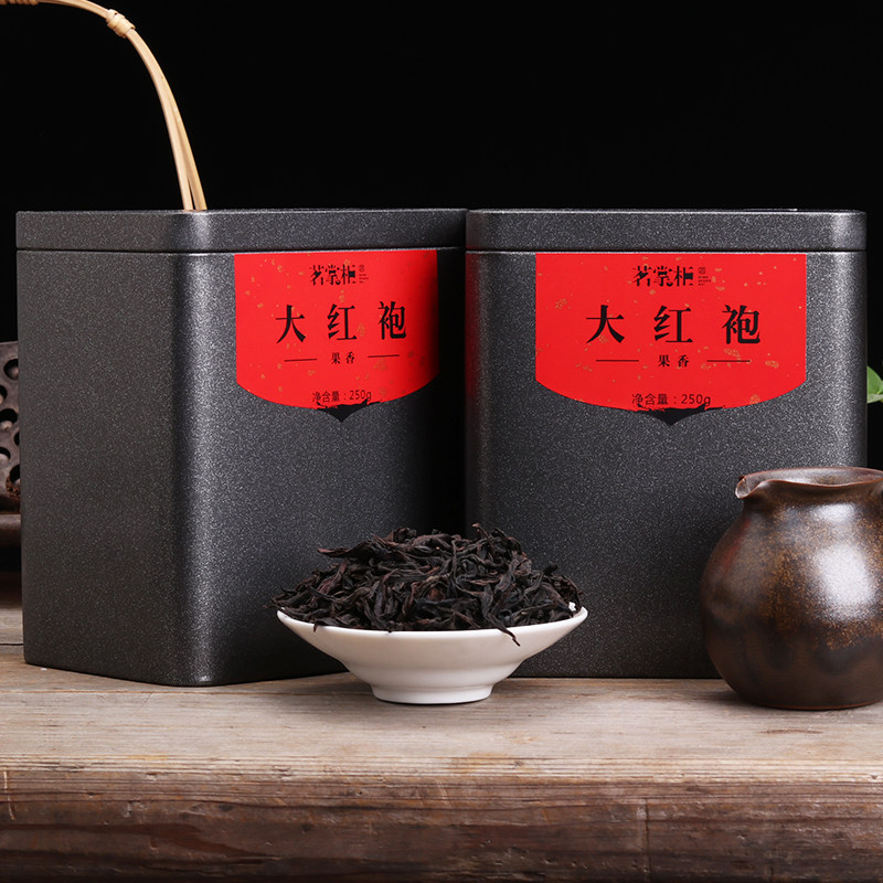 武夷山岩茶果香罐装大红袍茶叶