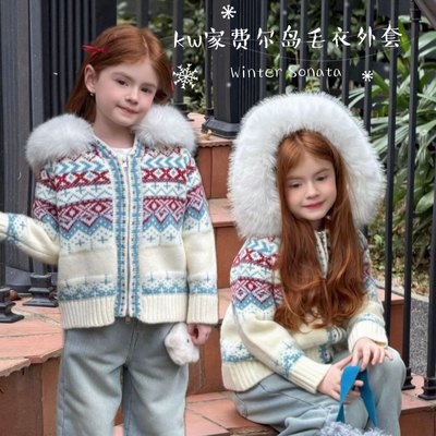 毛领冬季白色保暖加绒费雪儿毛衣
