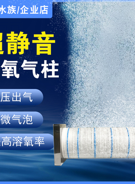 韩国原装纳米气柱气石鱼缸鱼池增氧气泡柱曝气石头低压高溶分散器