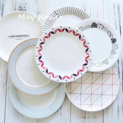 陶瓷西餐盘创意北欧点心盘早餐盘