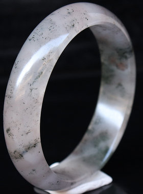 天然玉石桂林鸡血玉石手镯贵妃料上朗料59*16*7mm48g有铁离子