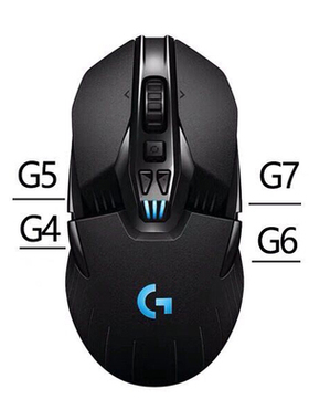 罗技G900 G903侧键鼠标线 狗屁王GPW侧键G502X侧键屏蔽按键