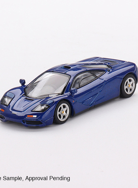MINIGT #629 迈凯伦 McLaren F1金属蓝色合金汽车模型胶胎1:64