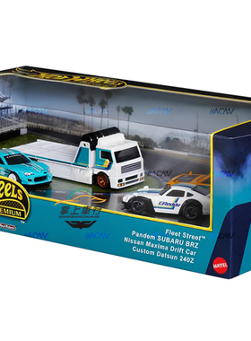 风火轮hotwheels Greddy车库套装GMH39合金汽车模型玩具T批次