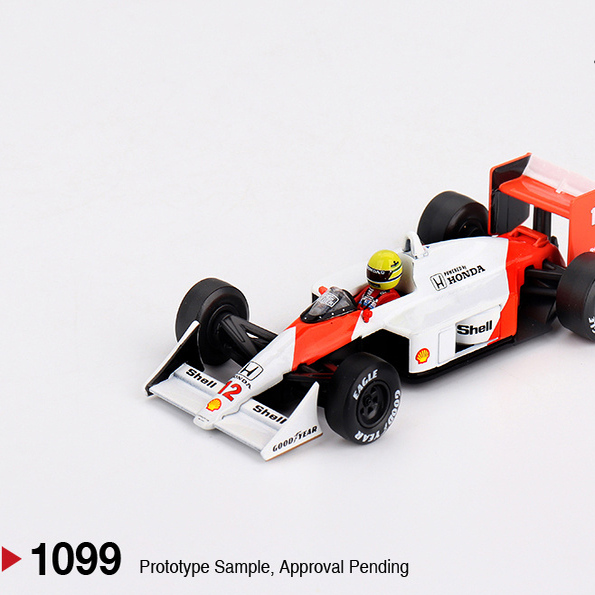 MINIGT#1009-迈凯伦McLaren MP4/4 #12 Ayrton Senna汽车模型1:64