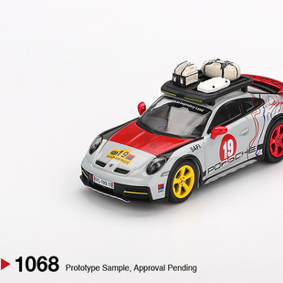 MINIGT#1068-Porsche 911 Dakar Uncle Rally 合金汽车模型1:64