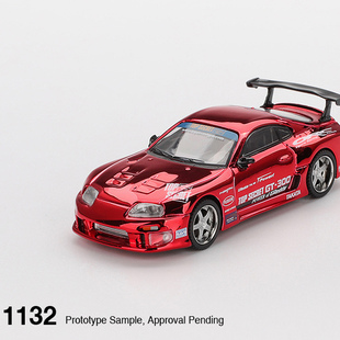 MINIGT#1132-丰田Toyota Supra (A80) Top Secret GT-300赛车1:64