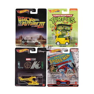 风火轮Hotwheels电影车DMC55回到未来忍者神龟2022娱乐流行文化