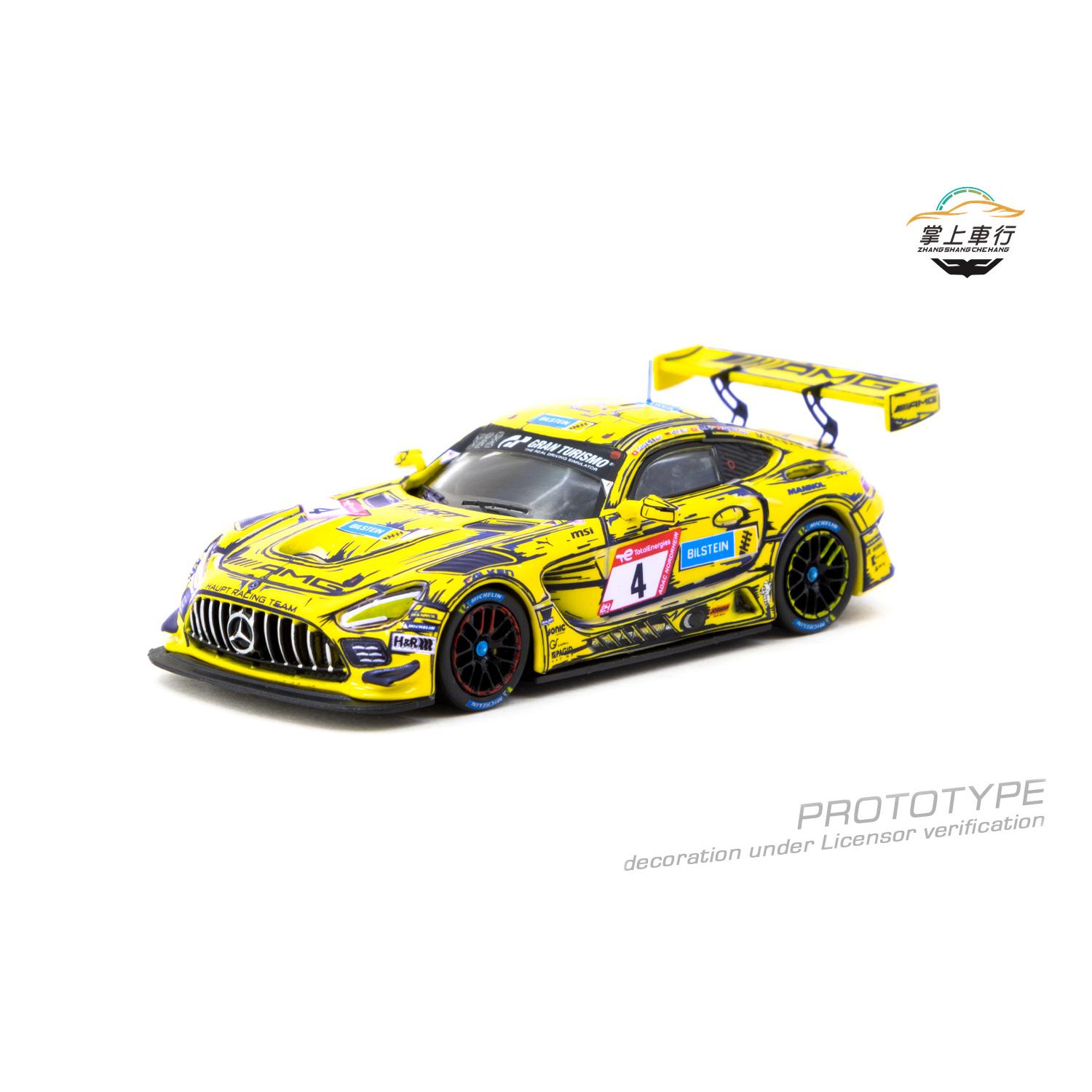 TarmacWorks TW 1:64 Mercedes-AMG GT3 24h 2023合金汽车模型
