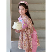 YFY爆闪女童生日礼服公主裙亮片裙闪闪裙子秋冬气质连衣裙千金