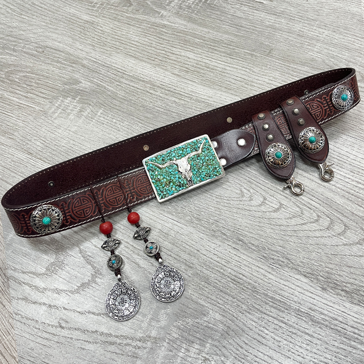 蒙古风原创流苏装饰腰带