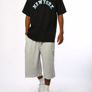 男潮 西海岸Hiphop嘻哈OldSchool匪帮囚徒Chicano健身宽松七分短裤