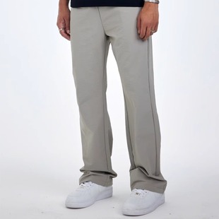 轻薄微喇弯刀直筒长裤 凉感冰皮修身 男 bootcut索罗娜 SlowGang夏季