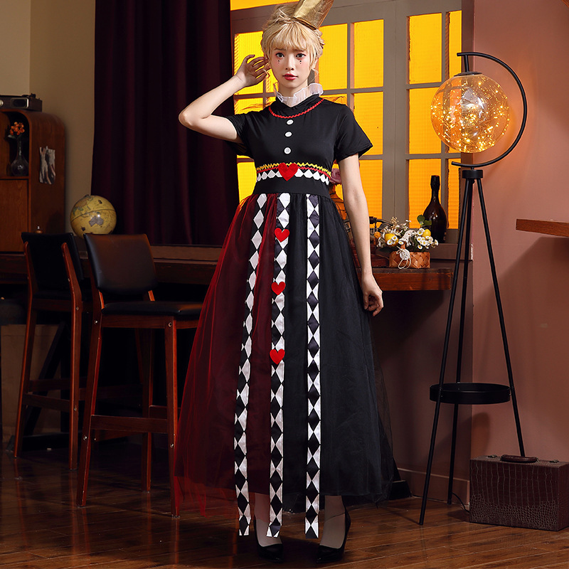 红桃皇后cosplay派对装