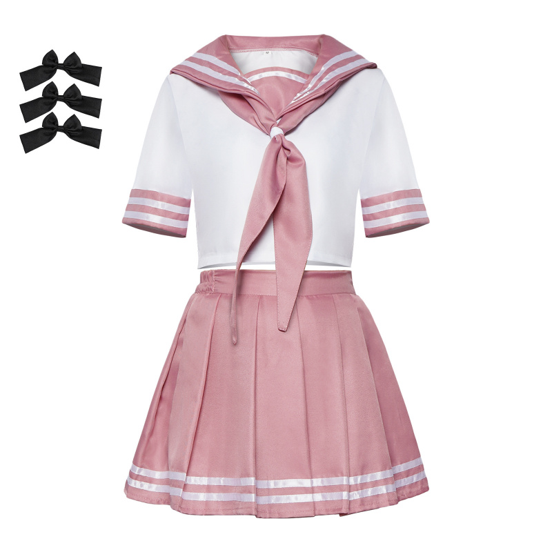 cosply服日系学生袜蝴蝶结