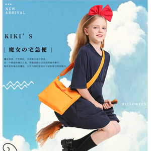女童演出服宫崎骏琪琪服饰万圣节儿童服装小魔女宅急便cos连衣裙
