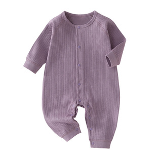 早秋婴幼儿衣服婴儿连体衣10个月男宝女宝小月龄宝宝外出服8一岁9